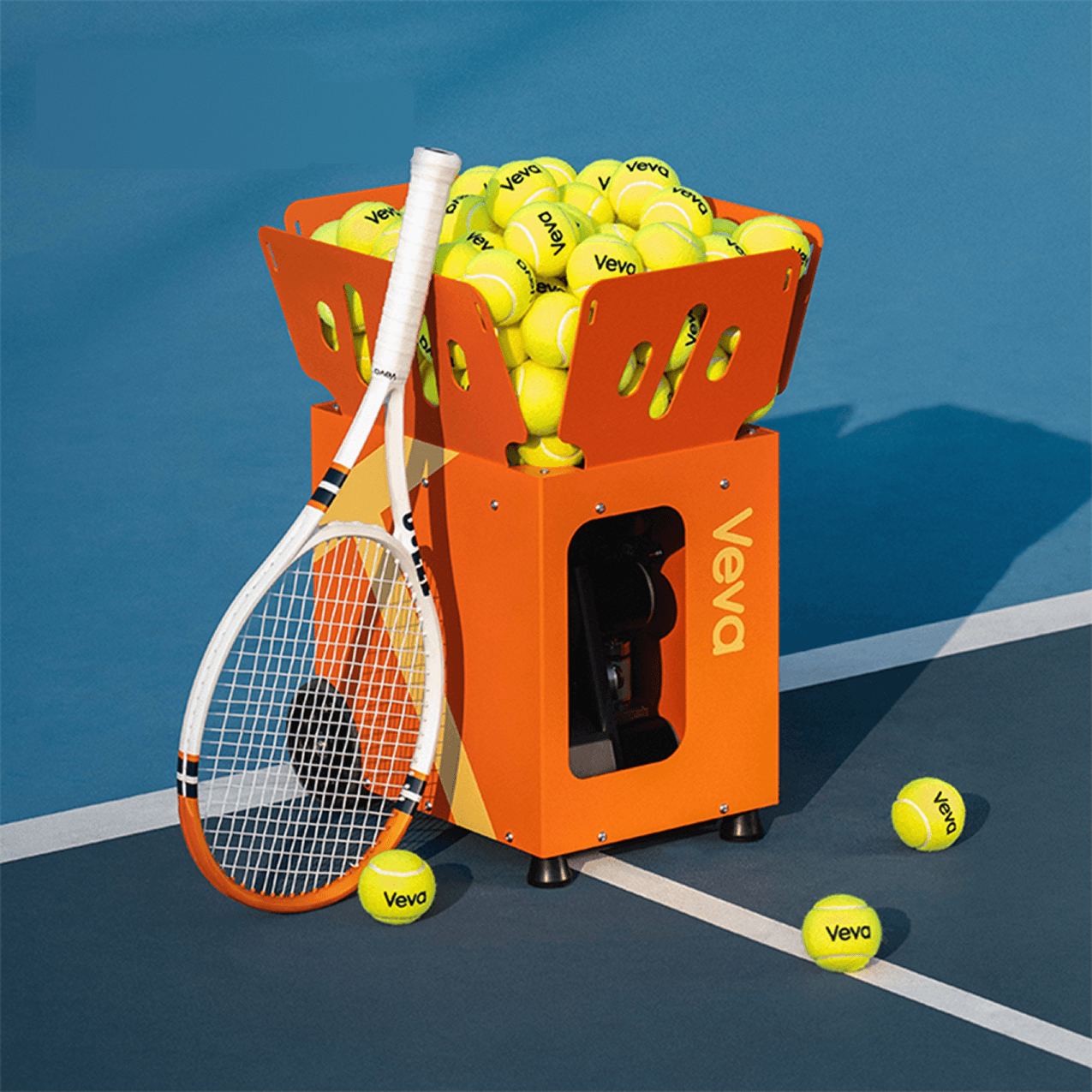 PeachMe V3 ball machine for tennis and padel with app control